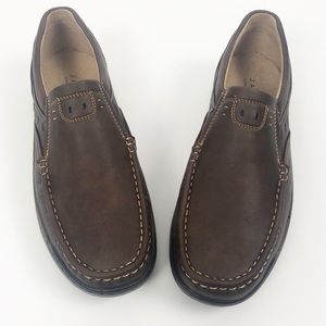 Jaxson Men’s Casual Slip-on Comfort Shoes Brown 9